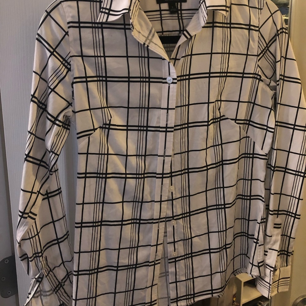 Banana republic fitted collared shirt
